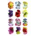Lurrose Hair Clips Hawaii Hibiscus Flowers Hawaii Hair Accessories for Beach Party Wedding Party Birthday 12pcs