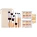 Professional Makeup Cream Contour Palette MKNZOME 12 Colours Concearler Full Coverage & Makeup Brush Set Contour Concearler Palette Contouring Face Make Up Gift for Women Girls