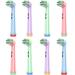 Kids Replacement Toothbrush Heads Compatible with Braun Oral B Kids Electric Toothbrushes Cavity Protection Mini Brush Head with Soft Bristles for 3+ Age 8