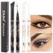 Kaely 2Pcs White Black Liquid Wing Eyeliner Stamp Eye Pencil Makeup Sets Waterproof Colored Color Eye Liners Stamps Shapes delineador de ojos contra el agua delineadores de colores para ojos 1&10 2 Count (Pack of 1) Whit...
