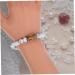 SOIMISS Crystal Stone Yoga Decor 4pcs Beaded Wrist Chain for Couples | Chakra Copper Beads Bracelet | Motion Sickness Relief - Buy Online on GoSupps.com