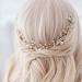 PHENOFICE Pearl Floral Hair Accessories Bride Hair Comb Clip Bridesmaid Headwear Hair Vine Crystal Bridal Headpieces Crystal Bridal Headpieces Pearl Hair Accessories for Women and Girls - Buy Online on GoSupps.com