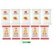 Lot de 10 paquets de test San Carlo Patatine tomates cerises 5 x 150 g Rustica 5 x 300 g sachets de chips de pommes de terre porte-cl s Beni Culinari