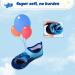 Kids Beach Swim Shoes - Non-Slip Quick Dry Aqua Socks for Boys and Girls - Big Shark Design - Size 7/7.5 UK Child - Buy Online on GoSupps.com