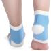 Buy Angrek Washable Gel Spa Heel Socks - 2 Piece Moisturizing Pedicure Care for Dry Cracked Feet - Open Toe Protection (Blue) - Buy Online on GoSupps.com