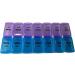 7 Day AM PM Large Compartment Pill Box Organizer - Easy Open Detachable & Portable - Weekly Medication & Vitamin Holder in Purple/Blue - Buy Online on GoSupps.com
