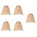 FOMIYES 5pcs Hair Dryer Storage Bag Hair Dryer Organizers Cosmetic Pouch Hair Blower Bag Sports Bag Fabric 29.50X25.50X1.00CMx5pcs Light Yellowx5pcs