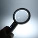 Lighted Magnifying Glass Adjust Angle Handheld Magnifying Glass 10 LED Lights for Drawing - Buy Online on GoSupps.com