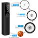 Electric Bike Pump - Woowind BP188 Portable Tire Inflator, Auto Shut-Off, Presta & Schrader Valve, 120PSI, Rechargeable - Black - Buy Online on GoSupps.com