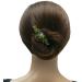 JCGY Mid Size Crystal Barrette | Sparkly Green Crystals | French Clip Clasp | 5A86600-1 - Buy Online on GoSupps.com