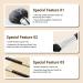 Eyebrow Brush | Professional Makeup Brush - Premium Synthetic Bristles for Flawless Korean Eye Makeup - Buy Online on GoSupps.com