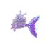 Mermaid Tail Hair Clip Pin Sequins Fish Tail Hairpin Starfish Shell Mermaid Hairclips BBG31 (Purple) One Size