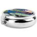 Dragonfly Painting Mini Round Pill Box | 3 Compartment Travel Organizer | Portable Medicine Case for Home & Office - Buy Online on GoSupps.com