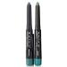 Skinn Cosmetics Smudge Stick for Eyes - Set of 2 Eye Pencils - Emerald & Envy