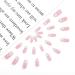 Sethexy Valentine Mandel False Nails - 24Pcs Pink Heart Acrylic Press-On Nails for Women & Girls - Buy Online on GoSupps.com