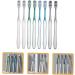 Minkissy Travel Toothbrush Set - 8 Portable Bristle Brushes for Men | Lightweight Hard Plastic Perfect for Camping & Household Use - Buy Online on GoSupps.com
