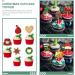 Gadpiparty Birthday Cake Decorations Christmas Cupcake Topper s 24pcs Merry Christmas Snowman Elk Santa Hat Cake Decoration Xmas Fruit Desserts Cocktail Picks Christmas Cake Decorations - Buy Online on GoSupps.com
