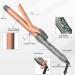 Thirtek 1-Inch Ceramic Curling Iron - Professional Hair Curler with 15 Adjustable Temps LCD Display Dual Voltage Heat Protective Glove & Clips | Salon Quality Copper Brown - Buy Online on GoSupps.com