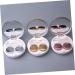 Buy Homsfou 4-Piece Contact Lens Container Set Stylish Interchangeable Cases with Mirror Film Perfect for International Shipping! - Buy Online on GoSupps.com
