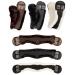 Equinate moon belt anatomically with synthetic lambskin short belt triveled strap dressage belt length: 50 60 70 80 cm brown black nature 60cm natural