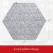 Hexagon Playpen Mat  Baby Playmat Fits Regalo Portable Play Yard 48 Inch and Graco Pack 'n Play LiteTraveler Playard  6 Panel Playpen Mattress Non Slip Kids Tent Mat Hexagon Pad Mat Grey with Star for Regalo Play Yard 6 Panel - Buy Online on GoSupps.com