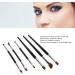 3PCS Double Ended Sickle Shaped Eyeliner Brush 3PCS Nose Liner Brush for Makeup Skin-friendly for Daily Makeup - Buy Online on GoSupps.com