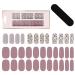 Ruarby Semi Cured Gels Nails Stickers Nails Polish Strips Korean Style Gels Nails Strips Nails Art Decortions for Party Style1