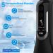 Cordless Water Flosser & Oral Irrigator with 5 Modes - Portable & Rechargeable - 4 Jet Tips - Travel-Friendly - Black - Buy Online on GoSupps.com