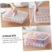 1 Pc Portable Egg Box Food Serving Tray Single Egg Holder Sealing Crisper Refrigerator re-usable - Buy Online on GoSupps.com