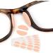 Eyeglass Nose Pads  Adhesive Glasses Nose Pad  Eye Glasses Nose Support Pads  Anti-Slip Nose Pads for Glasses - for Plastic Frames  Sunglasses  D-Shape 24 Pairs (Black) D-shape(black) - Buy Online on GoSupps.com