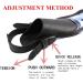 DIPUKI Kids Snorkeling Gear - Adjustable Swim Flippers L/XL (US 1-4 EU32-36) BLUE/WHITE - Buy Online on GoSupps.com