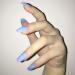 Belicey Press-On Matte Blue Coffin False Nails - 24PCS Medium Acrylic Tips for Women & Girls - Buy Online on GoSupps.com
