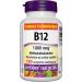 Webber Naturals Vitamin B12 1000 mcg Quick Dissolve 150 Tablets Supports Energy Production & Omega-3 Fish Oil 1 000 mg 210 Softgels Supports Cardiovascular Health and Brain Function VITAMIN + SUPPLEMENT 03872 150 count (Pack of 1) - Buy Online on GoSupps.com