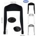 GLAITC Anti-UV Arm Sleeves - 3 Pairs Sun Protection Shrug - Black - Ideal for Outdoor Activities - Buy Online on GoSupps.com