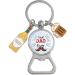 Fathers Day Bottle Opener Keychain Beer Opener Keyring WORLD'S BEST DAD Keychain Happy Father's Day Accessories for Dad Men Style 2