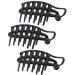 3PCS Women Lady Girls Black Fast Styling Volume Inserts Hair Clip Magic DIY Hair Bun Snap Styling Boost Comb French Style Twister Hair Up Maker Tools Headdressing Accessories