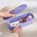 Makeup Brush Cleaning Mat With Storage Box Cosmetic Brush Cleaner Brush Makeup Scrubber Portable Cosmetic Clean Tools (Purple) - Buy Online on GoSupps.com
