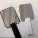KVSERT 2X Handheld Cosmetic Mirror Barbers Beauty Hair Hairdressers Barbers Mirror Black - Buy Online on GoSupps.com
