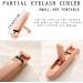 Buy Portable Eyelash Curler Set with Comb - Pink Mini Eyelash Curlers & Separator for Women | Perfect Makeup Tool for Stunning Eyes - Buy Online on GoSupps.com