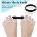 3 Pairs White Gel Toe Separators & Stretchers | Toe Spacer for Overlapping Toes | Correct Bunions & Relax Toes | Ideal for Running, Yoga, Pedicure - Buy Online on GoSupps.com