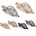 Flat Hair Claw - Vintage French Design Hair Claw Side Slide Alligator Hair Clips Strong Hold Oval Barrette Jaw Clips Duckbilled Barrettes Accessories for Women Girls Solid color - Buy Online on GoSupps.com
