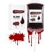  Generisch 170ml Liquid Paint Kit Waterproof Halloween Bag Red and Blue Makeup for Women and Men Spooky Party Supplies - Buy Online on GoSupps.com