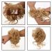 SZYM Hairpiece for Wavy Chignon Bun | Synthetic Hair with Elastic Band | Perfect Hair Accessory for Elegant Styles - Buy Online on GoSupps.com