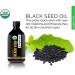 Organic Netra Pure Certified Organic Black Seed Kalonji Oil for Skin & Hair Retains Shine and Moistures Skin to Help Hair Growth Enrich Skin 100ml - Buy Online on GoSupps.com
