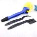 Bike Chain cleaner tool Motorcycle Set  OIBTECH Durable Bicycle Chain Gears Maintenance Cleaning Brush Kit for All Type Chain Gears(3 Kinds) Blue