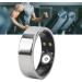 Intelligent Health Ring - Silver Fitness Tracker for Body Temperature & Step Monitoring | Oxidation Resistant Sports Accessory - Buy Online on GoSupps.com