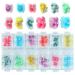 Charm for Manicure DIY Vintage Gradient Flower Rhinestone 5D Relief Nail Art Decoration(02)