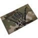 5x3 Inch Large Multicam Infrared IR Skull Skeleton Middle Finger Patch - Tactical Vest Patch with Hook-Fastener Backing - Buy Online on GoSupps.com