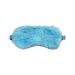 1 Pcs Plush Sleep Masks Ultra Cute Soft Sleep Eye Cover Blindfold Travel Sleep Masks for Kids Men Women with Elastic Strap Sleep Masks Adjustable for Kids Adult (Blue) 1 Count (Pack of 1) Blue