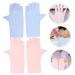 minkissy 2 Pairs Half Finger Gloves Safety Gloves Anti Uv Gloves Manicure Gloves Sun Gloves Pink Gloves Uv Gloves for Manicure Anti-uv Gloves for Gel Nails Sun Protection Nail Lamp Nylon 21x12x0.1cm As Shown1 - Buy Online on GoSupps.com